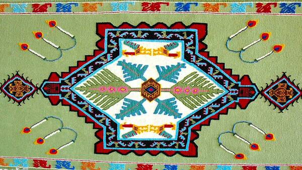 گلیم گُل برجسته ((ایلام))